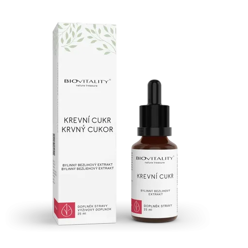 Krevní cukr bezlihová tinktura kapky 25 ml - Green idea