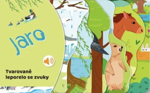 Tvarované leporelo se zvuky - Jaro