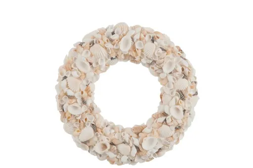 Věnec z mušlí Deco S -  Ø 20*4cm J-Line by Jolipa