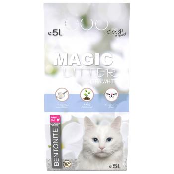 Kočkolit Magic Litter Bentonite Ultra White 5l