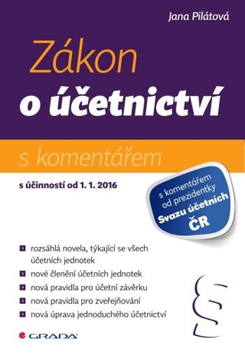 Zákon o účetnictví - Ing. Jana Pilátová - e-kniha