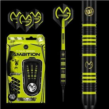 Šipky Winmau soft MvG Ambition 20g, brass (17791)