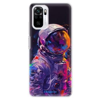 Odolné silikonové pouzdro iSaprio - Neon Astronaut - Xiaomi Redmi Note 10 / Note 10S