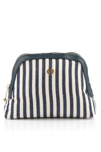 KOSMETICKÁ TAŠKA GANT HICKORY STRIPE MAKE UP BAG EVENING BLUE