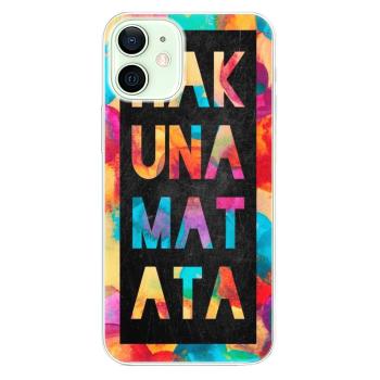 Odolné silikonové pouzdro iSaprio - Hakuna Matata 01 - iPhone 12 mini