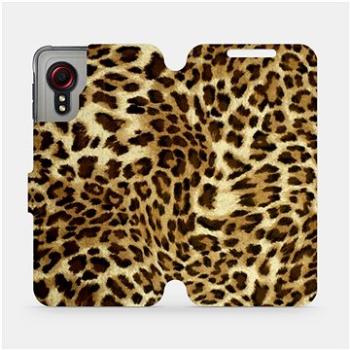 Flipové pouzdro na mobil Samsung Galaxy Xcover 5 - VA33P Leopardí vzor (5903516675418)