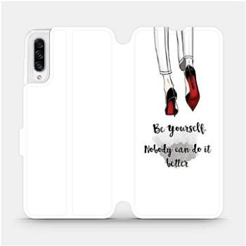 Flipové pouzdro na mobil Samsung Galaxy A30s - M046P Be yourself (5903516061983)