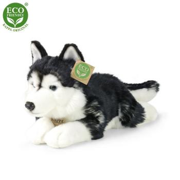 Rappa Plyšový pes husky, 36 cm ECO-FRIENDLY