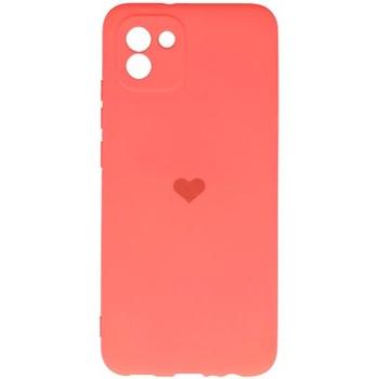 Vennus Valentýnské pouzdro Heart pro Samsung Galaxy A03 - korálové (TT4346)