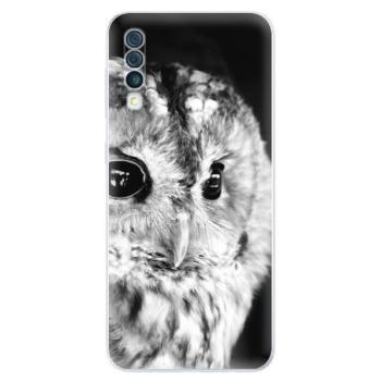 Odolné silikonové pouzdro iSaprio - BW Owl - Samsung Galaxy A50