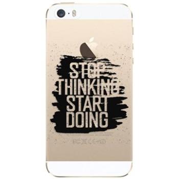 iSaprio Start Doing - black pro iPhone 5/5S/SE (stadob-TPU2_i5)