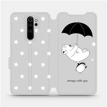 Flipové pouzdro na mobil Xiaomi Redmi Note 8 Pro - MH08P Méďa a tučňák - always with you (5903226985104)