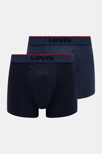 Boxerky Levi's 2-pack pánské, tmavomodrá barva, 37149-1014