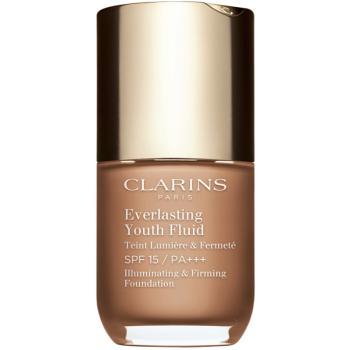 Clarins Everlasting Youth Fluid rozjasňující make-up SPF 15 odstín 112.3 Sandalwood 30 ml