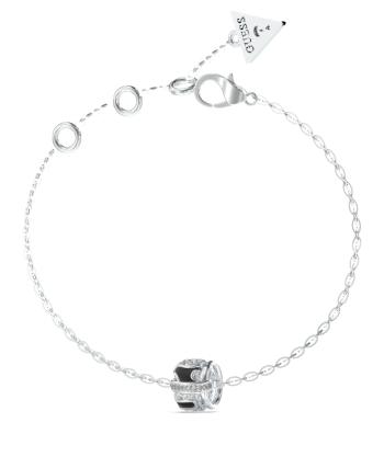 Guess Fashion ocelový náramek s krystaly Fabulous Me JUBB05192JWRHBK 21 cm