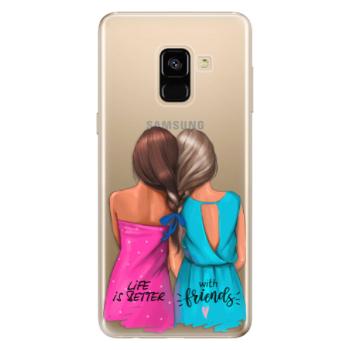 Odolné silikonové pouzdro iSaprio - Best Friends - Samsung Galaxy A8 2018