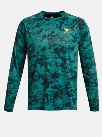 Under Armour Project Rock Iso-Chill LS Triko Modrá