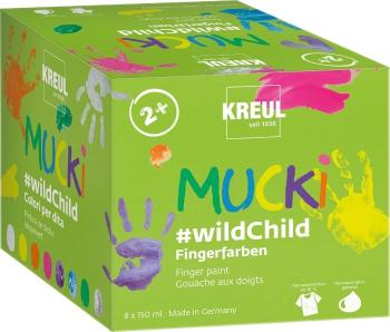 Kreul 2305 Sada prstových barev #Wildchild 8 x 150 ml