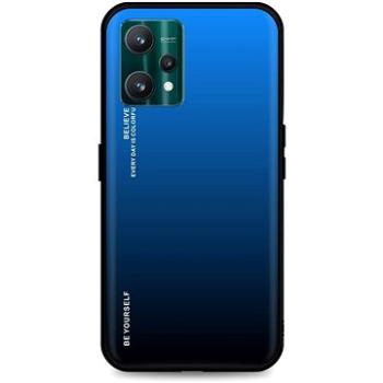 TopQ Kryt LUXURY Realme 9 Pro pevný duhový modrý 73239 (Sun-73239)