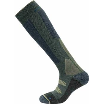 Devold SKI TOURING MERINO SOCK Lyžařské Merino ponožky, tmavě zelená, velikost