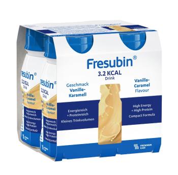 Fresubin 3,2 kcal DRINK Vanilka a karamel 4x125 ml