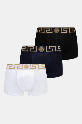 Boxerky Versace 3-pack pánské, tmavomodrá barva, AU10326 1A10011