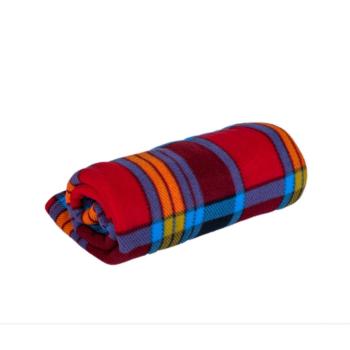 JAHU 85744 Deka fleece - kostka multicolor2, 150 x 200 cm