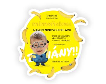 Personal Personalizované pozvánky 6 ks - Mimoni