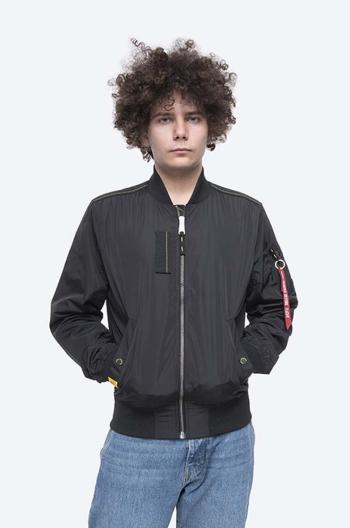 Bomber bunda Alpha Industries MA-1 Parachute 116104 03 černá barva, přechodná