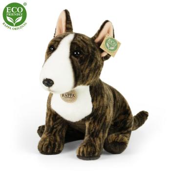 Jucărie pluș Bull Terrier englezesc Rappa, 30 cm ECO-FRIENDLY