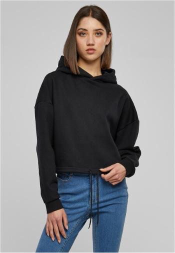 Urban Classics Ladies Cropped Oversized Hoodie black - L