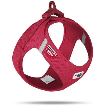 CURLI Postroj pro psy se sponou Air-Mesh Red M 6-9 kg (7640144829650)