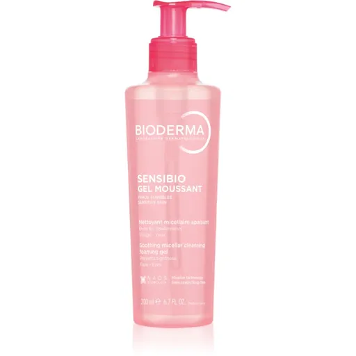 Bioderma Sensibio Gel Moussant jemný zklidňující čisticí a odličovací gel 200 ml