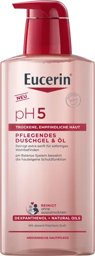 Eucerin Sprchový gel & olej pH5 (Shower Gel & Oil) 400 ml