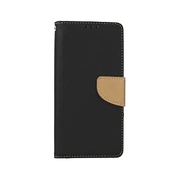TopQ Pouzdro Vivo Y35 knížkové černo-zlaté 85323 (85323)