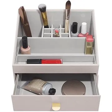Stackers, Stolní organizér na kosmetiku Taupe Makeup Organiser | šedobéžová (75671)