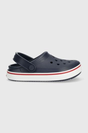 Dětské pantofle Crocs CROCBAND CLEAN CLOG tmavomodrá barva