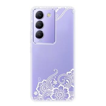 Odolné silikonové pouzdro iSaprio - White Lace 02 - Vivo V40 SE 4G/5G