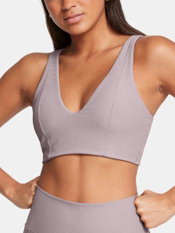 Under Armour UA Meridian Rib Bralette Podprsenka Šedá