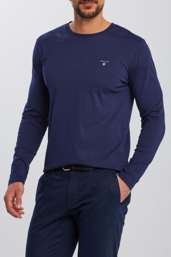 TRIČKO GANT ORIGINAL LS T-SHIRT EVENING BLUE