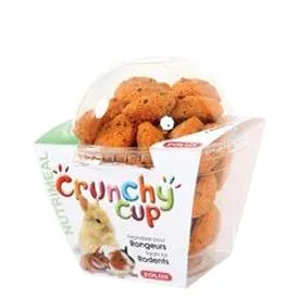 Zolux Pochoutka CRUNCHYCUP mrkev/len 200 g (3336022092523)