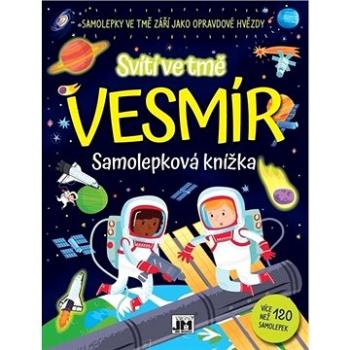 Samolepková knížka Vesmír: Svítí ve tmě (8595593824604)