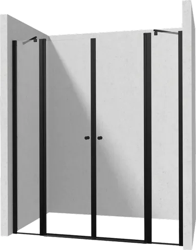 DEANTE/S Sprchové dveře dvojité výklopné 100x100 KTSUN43P+KTSUN43P KERRIA/0153
