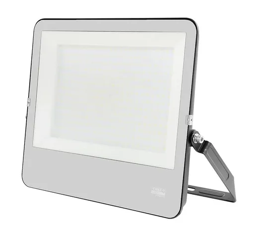 LED Solution Černý LED reflektor 300W 135lm/W Premium s 1m kabelem 238256