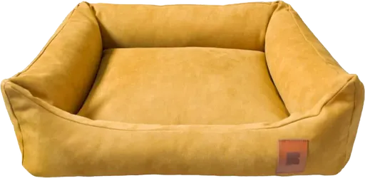 Kožený pelech RedAnt Deluxe L žlutý