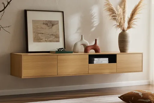 Závěsný TV stolek LADON Dekorhome