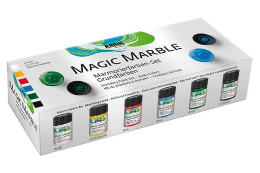 Sada barev Kreul Magic Marble 6x20ml