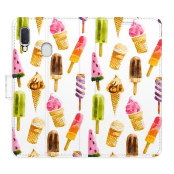 Flipové pouzdro iSaprio - Ice Cream Pattern - Samsung Galaxy A20e