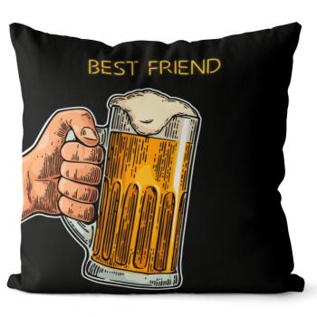 Polštář Beer friend (Velikost: 40 x 40 cm)