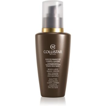 Collistar Magic Drops Body-Legs Self-Tanning Concentrate samoopalovací emulze na tělo a nohy 125 ml